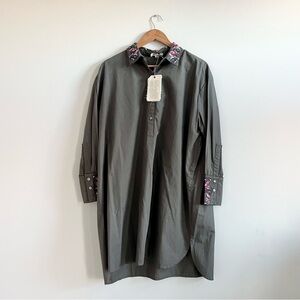 NWT Inouitoosh (Inoui editions) embroidered shirt dress